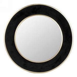 Velvet Trim Mirror