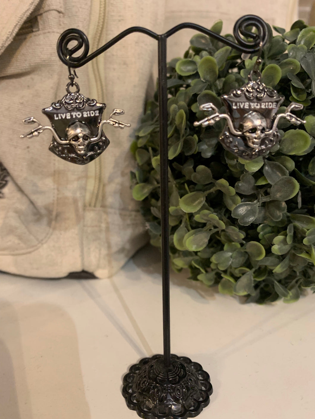 Live To Ride Earrings
