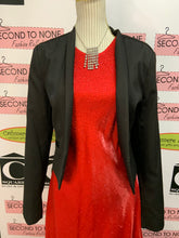 Load image into Gallery viewer, Tuxedo Style Cropped Jacket (Size XL)
