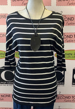 Load image into Gallery viewer, NWT Jacob B/W Striped Top (Size S)
