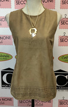 Load image into Gallery viewer, Faux Suede Tan Tank (M)
