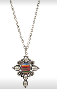 Boho Style Cross Necklace (Only 1 Left!)