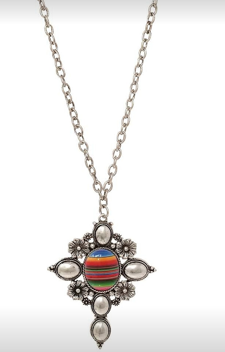 Boho Style Cross Necklace (Only 1 Left!)