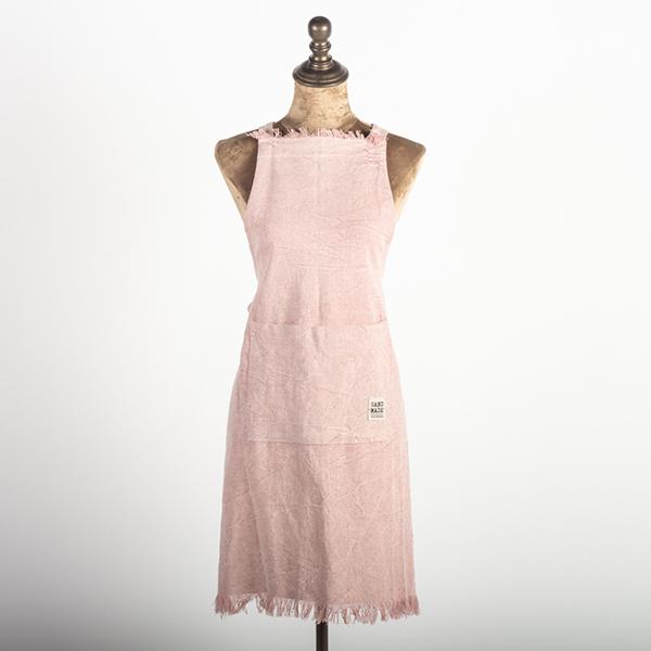 Stone Washed Apron with Fringes (2 Colours)