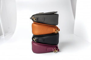 Kedzie Vegan Leather Mini Messenger Bag (3 Colours)