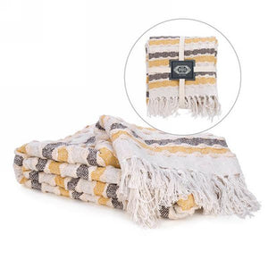 Yellow Textured Throw